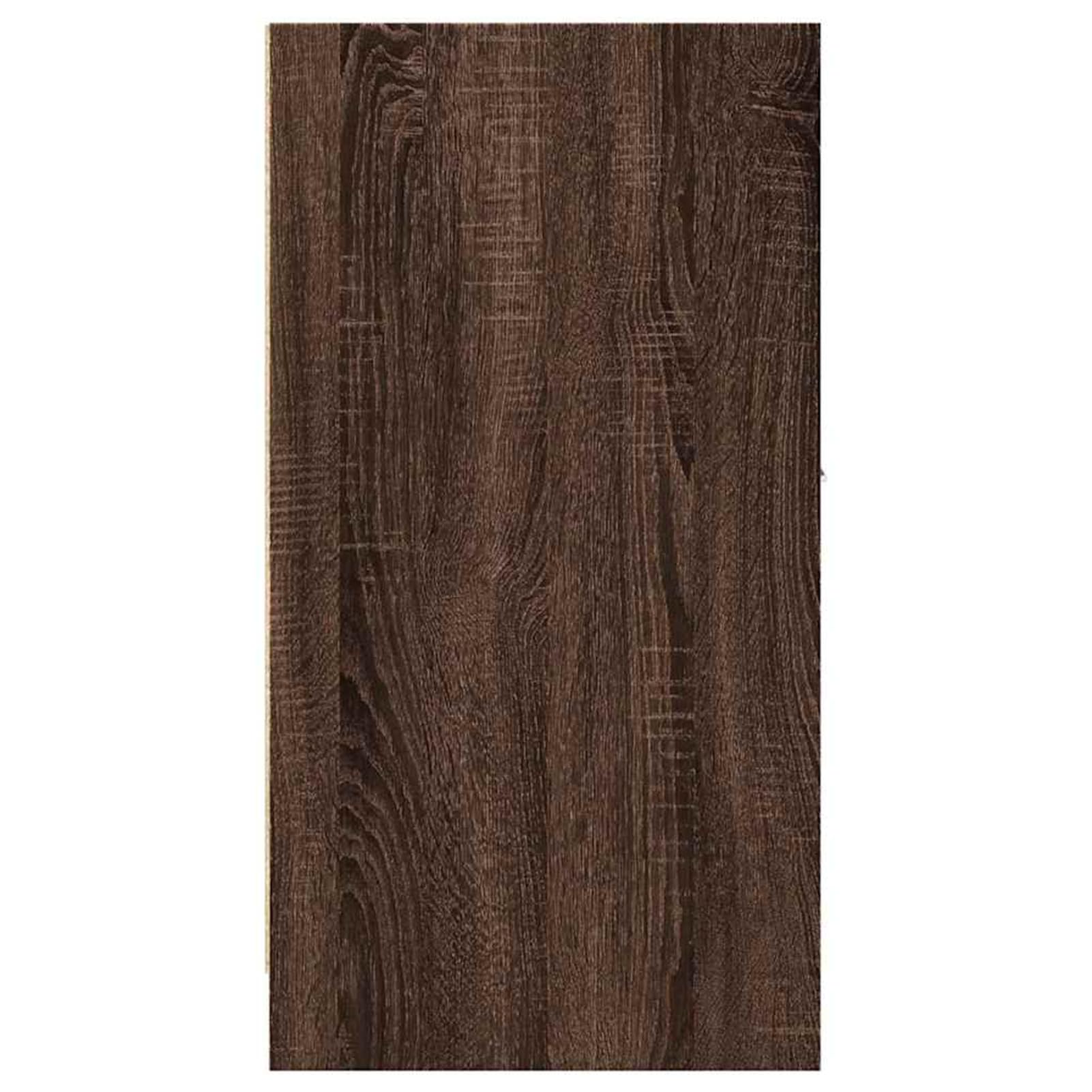 Armadietto da farmacista con 2 cassetti, in legno, effetto rovere, 40 x 41 x 77,5 cm, salvaspazio, per bagno, ufficio, casa