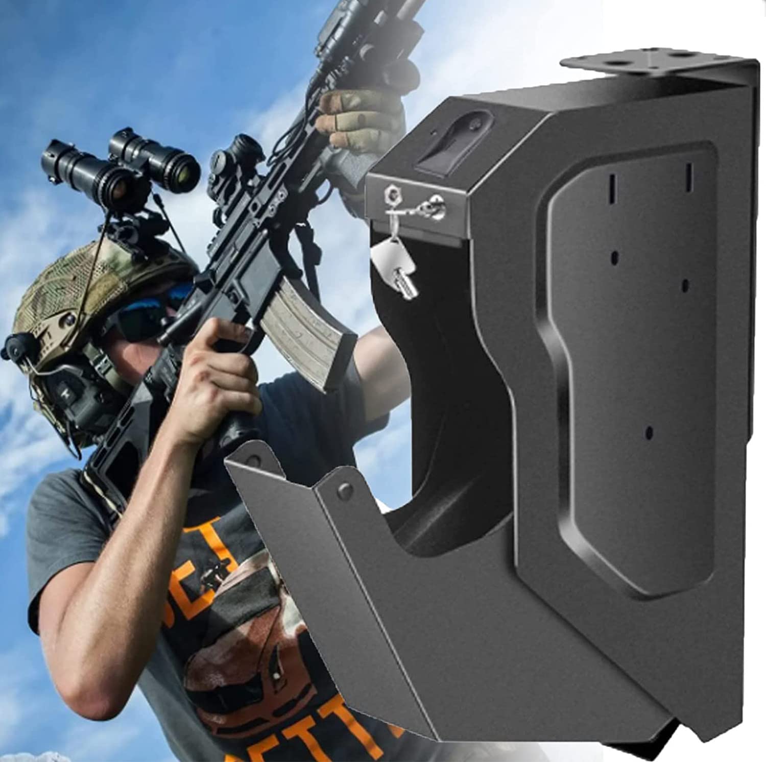 Buy Safes Biometric Safe Vault Fingerprint Pistol Safe Quick Access Hand Lock