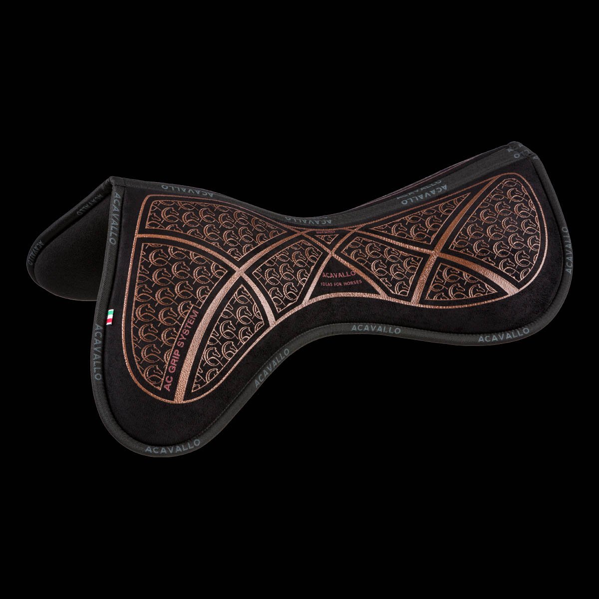 Acavallo srl Memory Foam Half Pad Grip System Schwarz - 2
