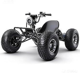 Zyliathor Adults & Kids Electric Off-Road Go Kart, 12-Mile, Brushless Peak 4000W, Up to 31MPH, 3 Speed + Reverse + Limiter, Shaft Drive Diff, AT19x7-8 Tires, Family Backyard Trails, Beach/Sand