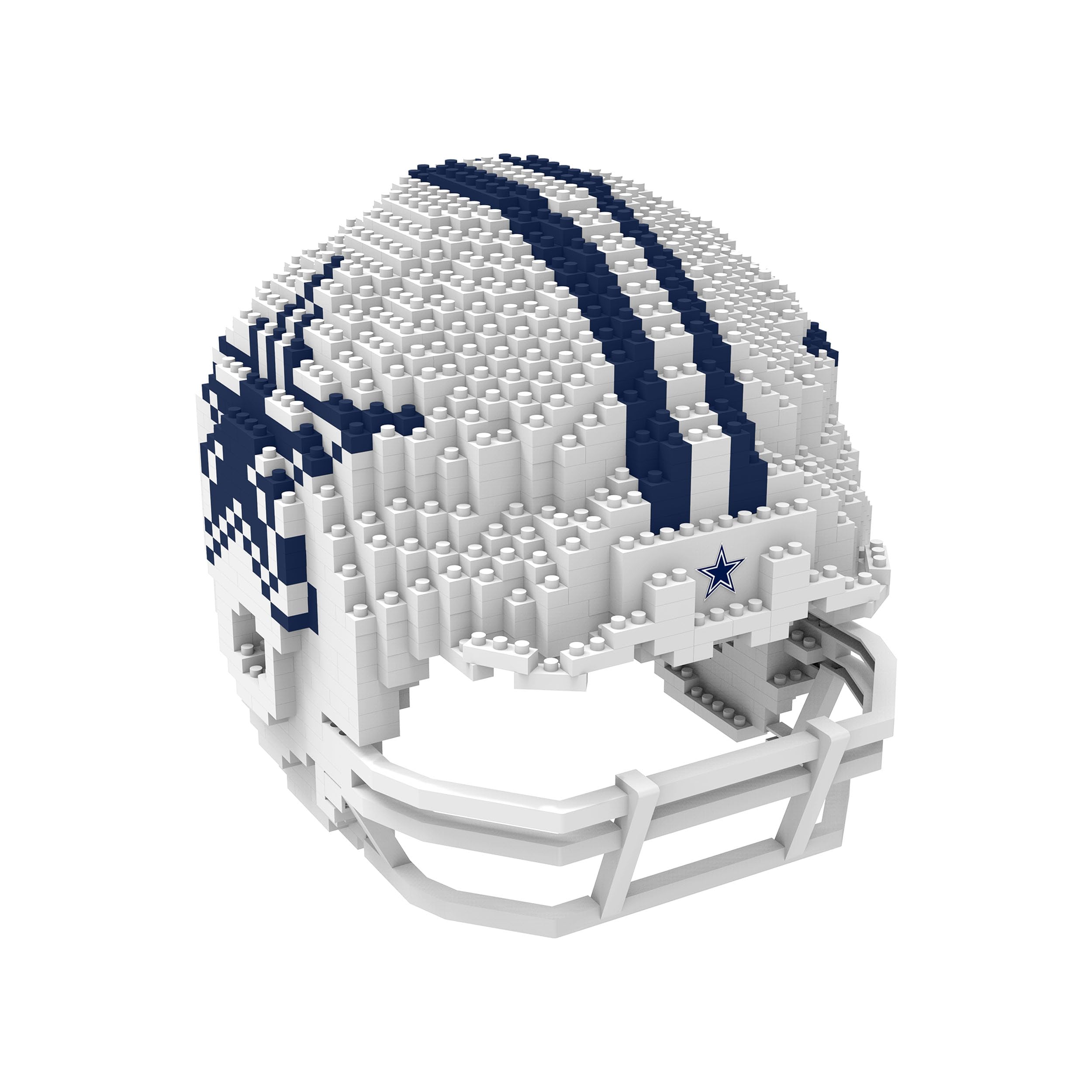 FOCO Unisex NFL 3D BRXLZ Puzzle Replica Helmet Set