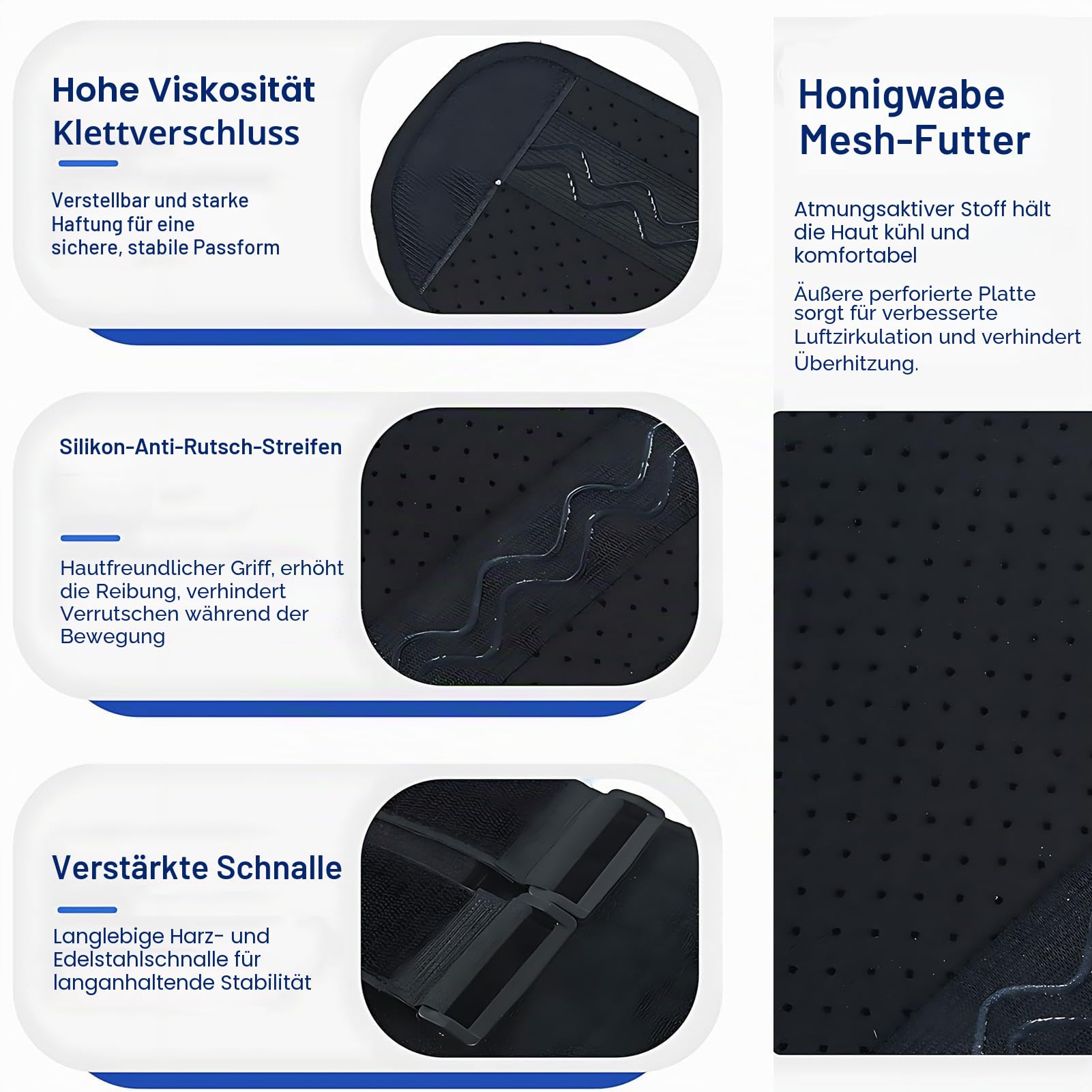 Verstellbare Gelenk-Kniebandage ROM Kontrolle – Leichter Knie-Immobilisator für ACL Meniskus Bänder – Post-OP Knieschiene Unisex für linkes oder rechtes Bein