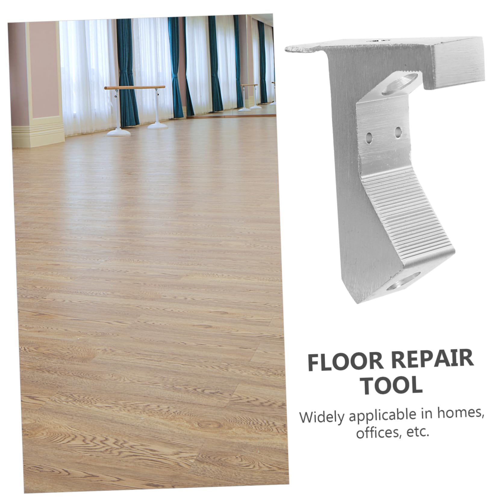 Kit Per Riparazione Pavimenti Scricchiolanti Strumento in Alluminio Resistente Per Eliminare Rumore Legno Adatto Tavole Spessore o Uso Facile