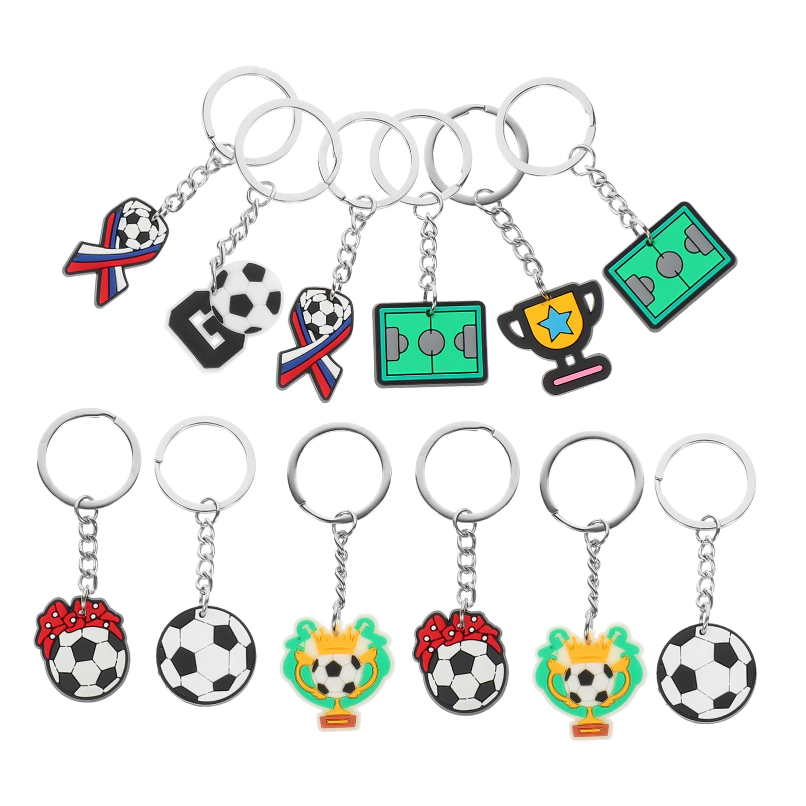TOYANDONA Llavero Pelota Deportiva Colgantes De Llavero De Fútbol Pequeño Llavero Decorativo Adornos Colgantes De Mochila Llavero Novedad Pegamento Blando De Pvc
