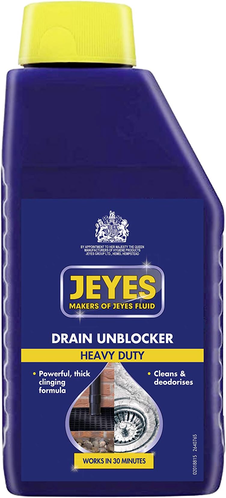 Jeyes Drain Unblocker, Powerful Outdoor Cleaning Fluid, Cleans and