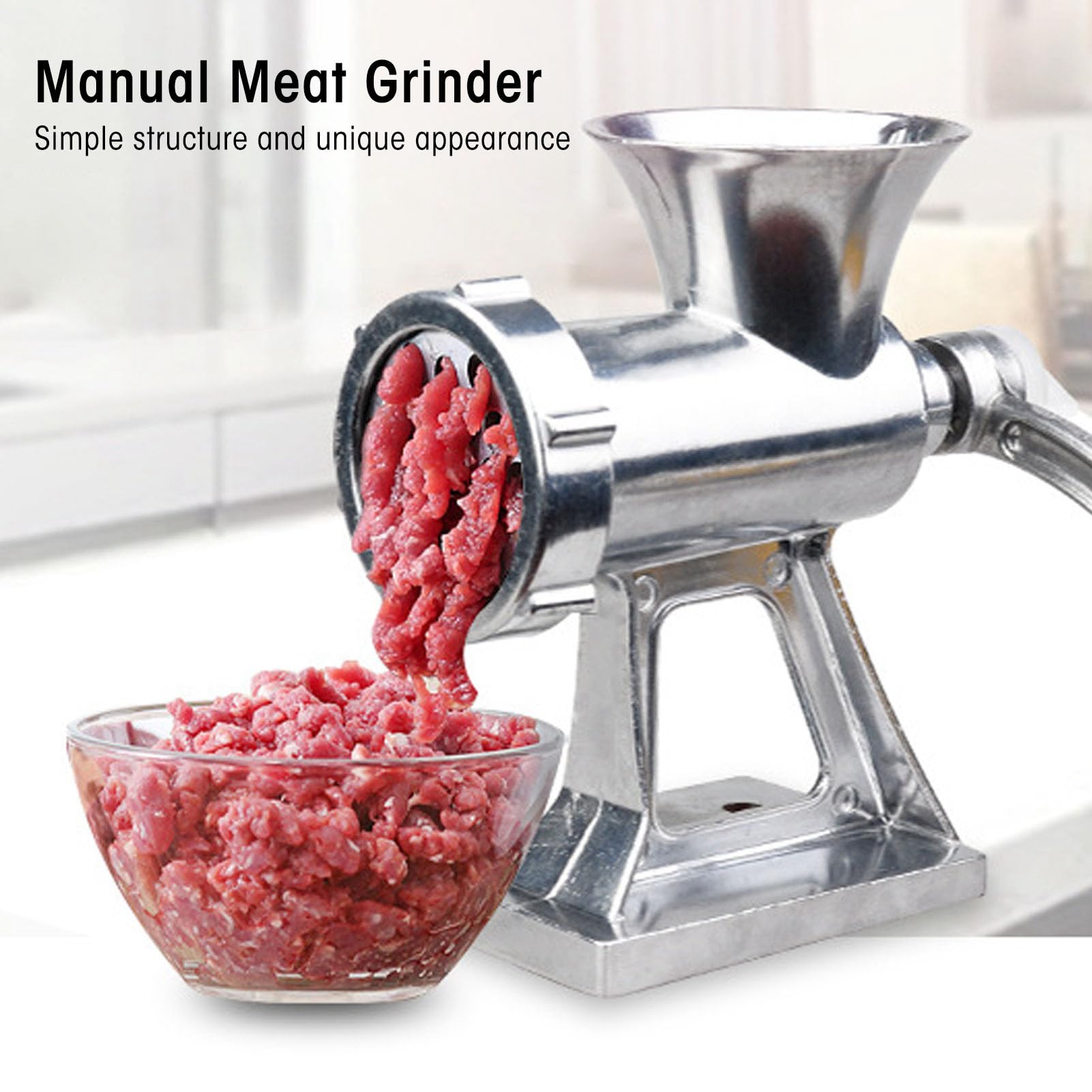 Ręczne Kiełbaski Kiełbasne, ręczne młynek do mięsa roboty kuchennej Mincer na domowe kiełbaski i mielone mięso