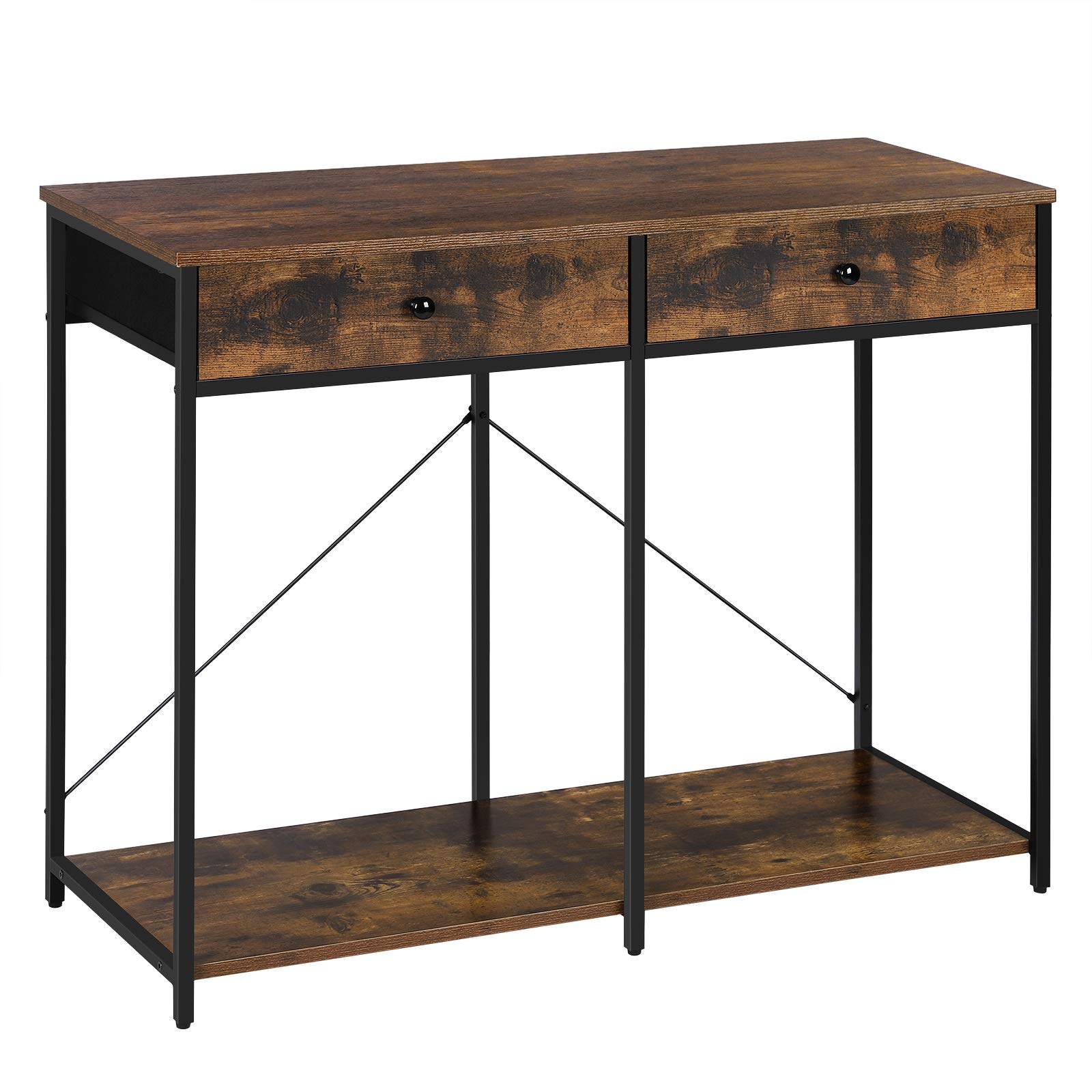 Buy SONGMICS Console Table, Hallway Table with Fabric Drawers and Shelf