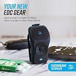 noxgear 39g Wearable Bluetooth Speaker, Magnetic Mini Clip-On, Waterproof Up to 15 Hours Playtime | Clip On Bluetooth, Wearable Speaker with Microphone, 100ft Range