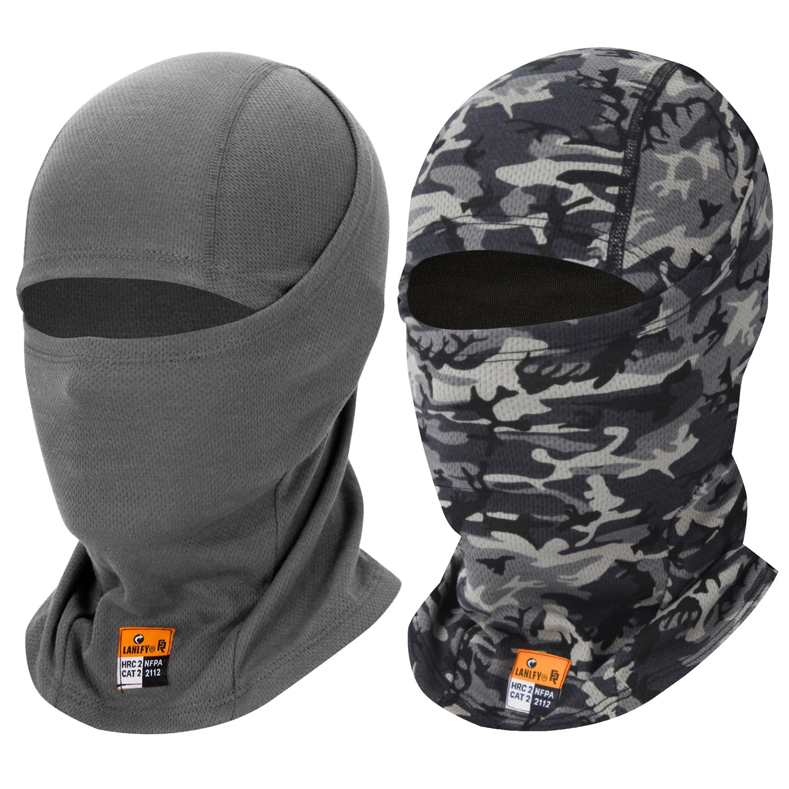 FR Balaclava Summer Face Mask Fireproof for Welding Racing UV Resistant Comfortable All Day Wear Safety Head Cover