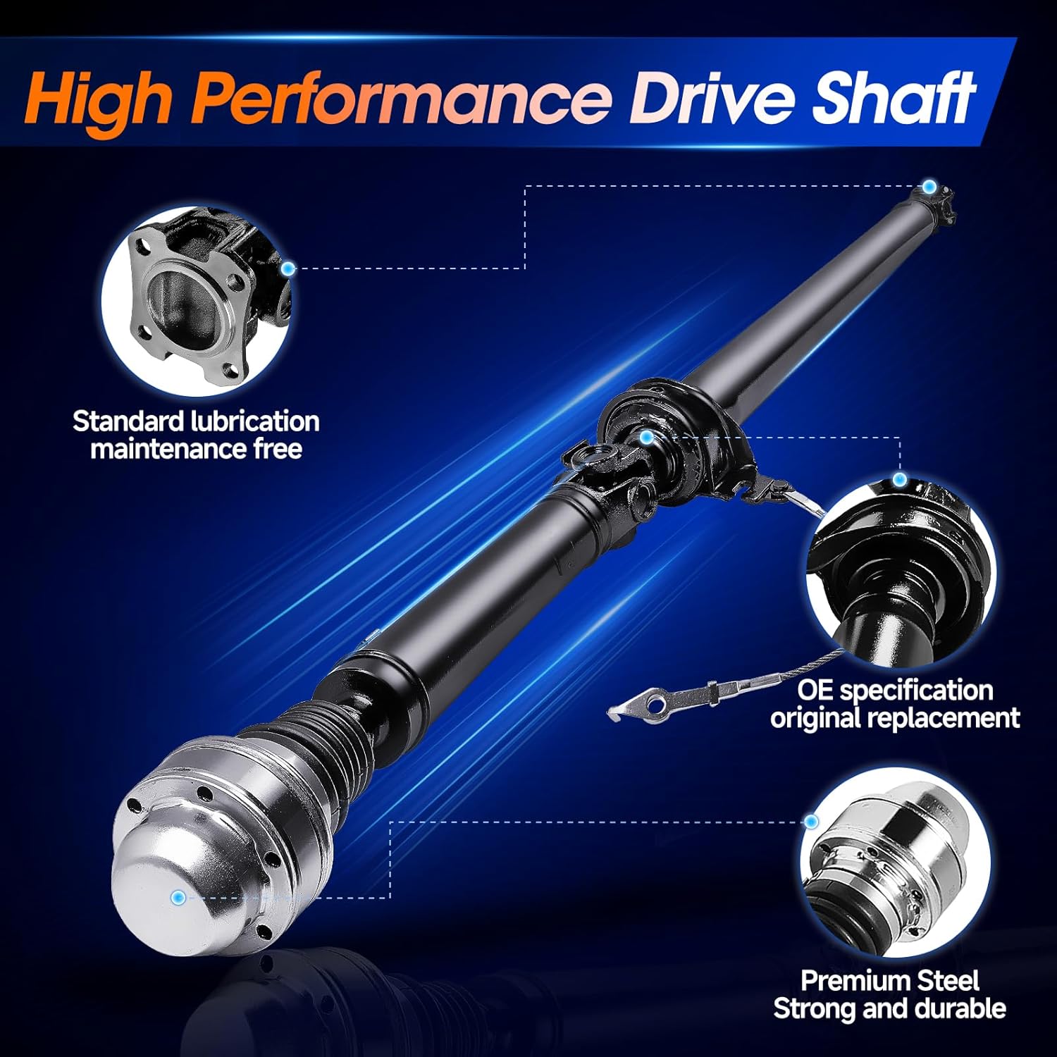 936-891 Rear Drive Shaft Prop Shaft Driveshaft Assembly Fit for Ford Escape 2008-2012| Fit for Mercury Mariner 2008-2011, 4WD, Auto Trans, OE 8L8Z4R602C, 8L8Z-4R602-C