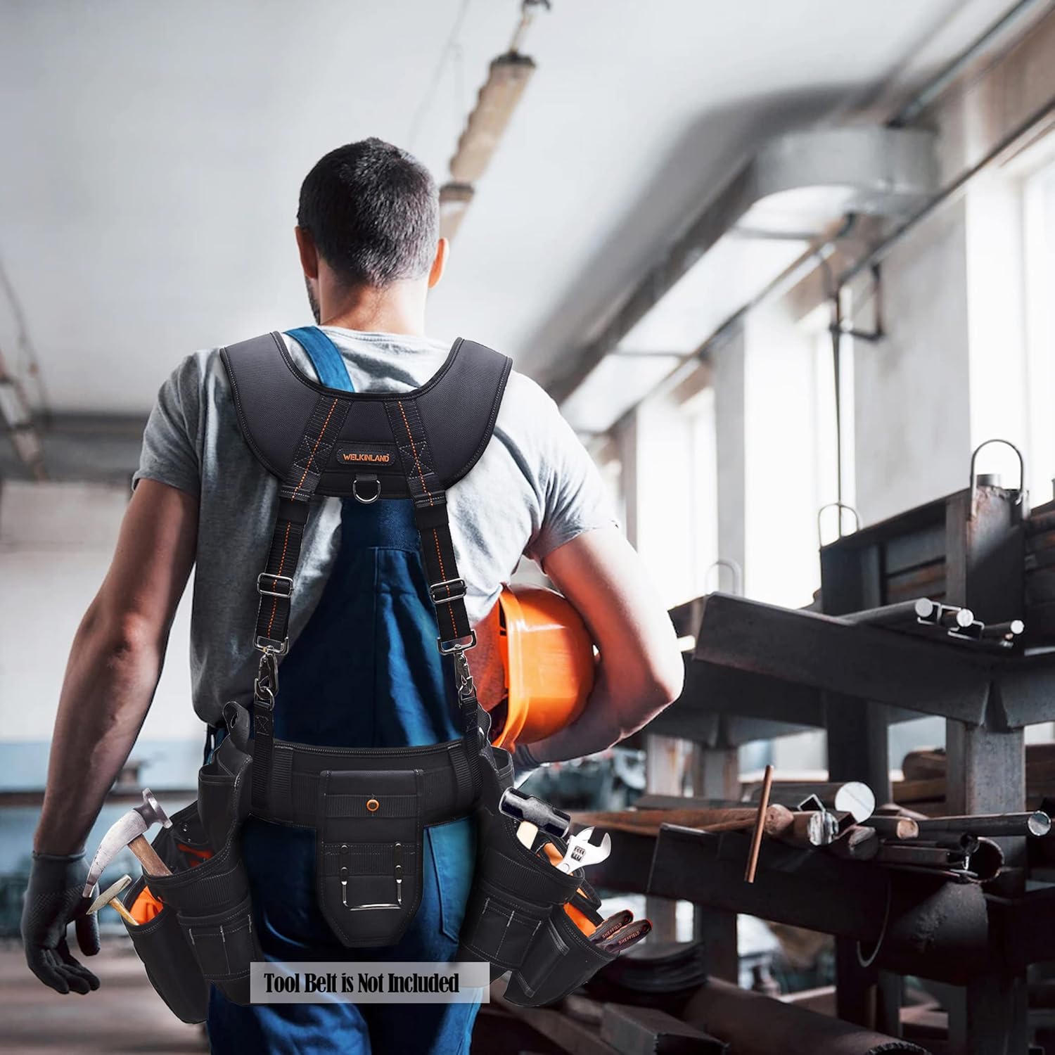 WELKINLAND Tool Belt & Tool Belt Suspenders