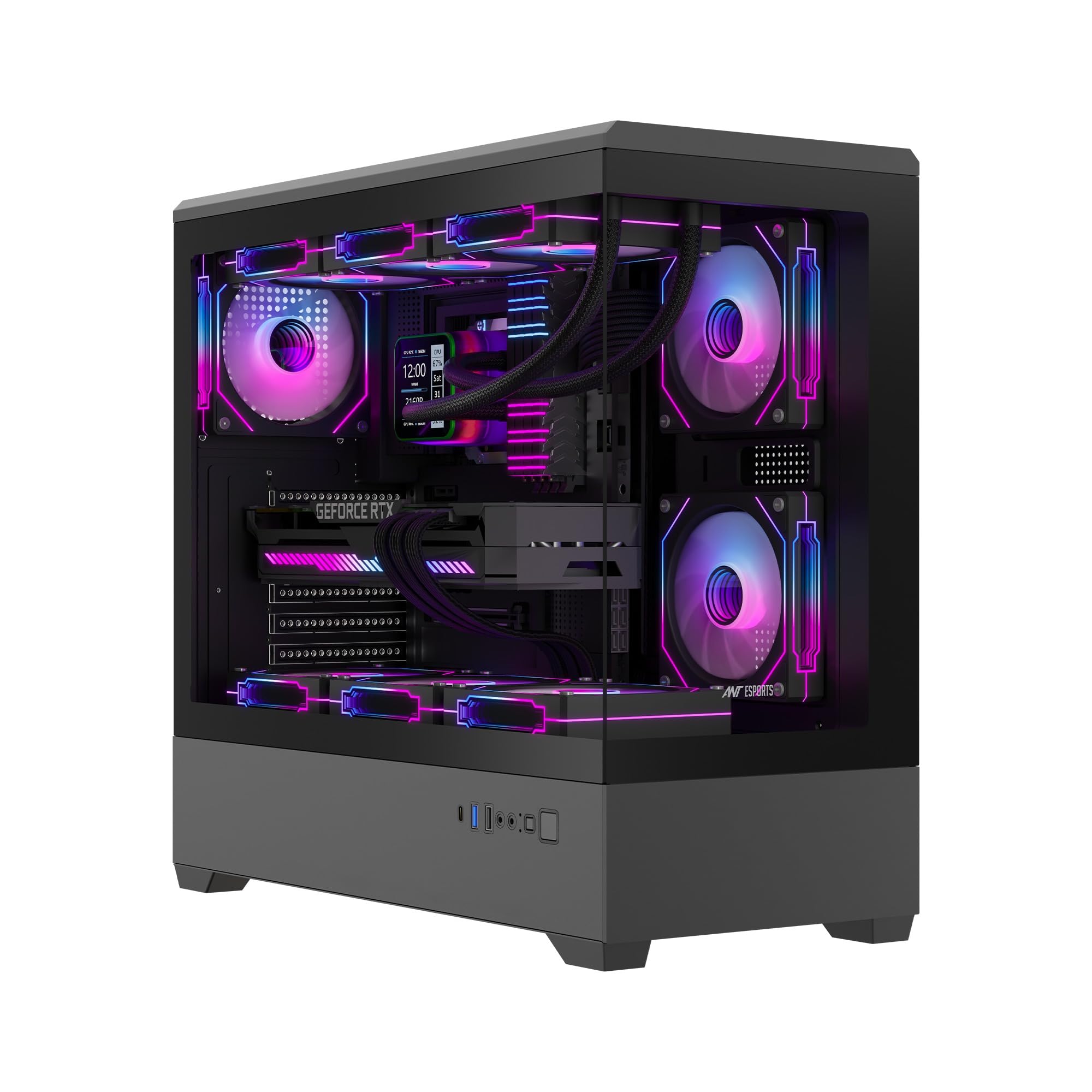Ant Esports Crystal X6 Lite Mid-Tower Computer at ₹4,429 (19% Off) – Amazon