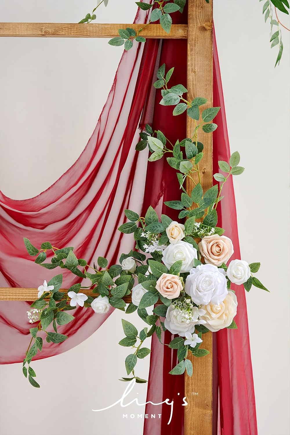 Ling's Moment 12 Pack Wedding Venue Decor Package in Red Color