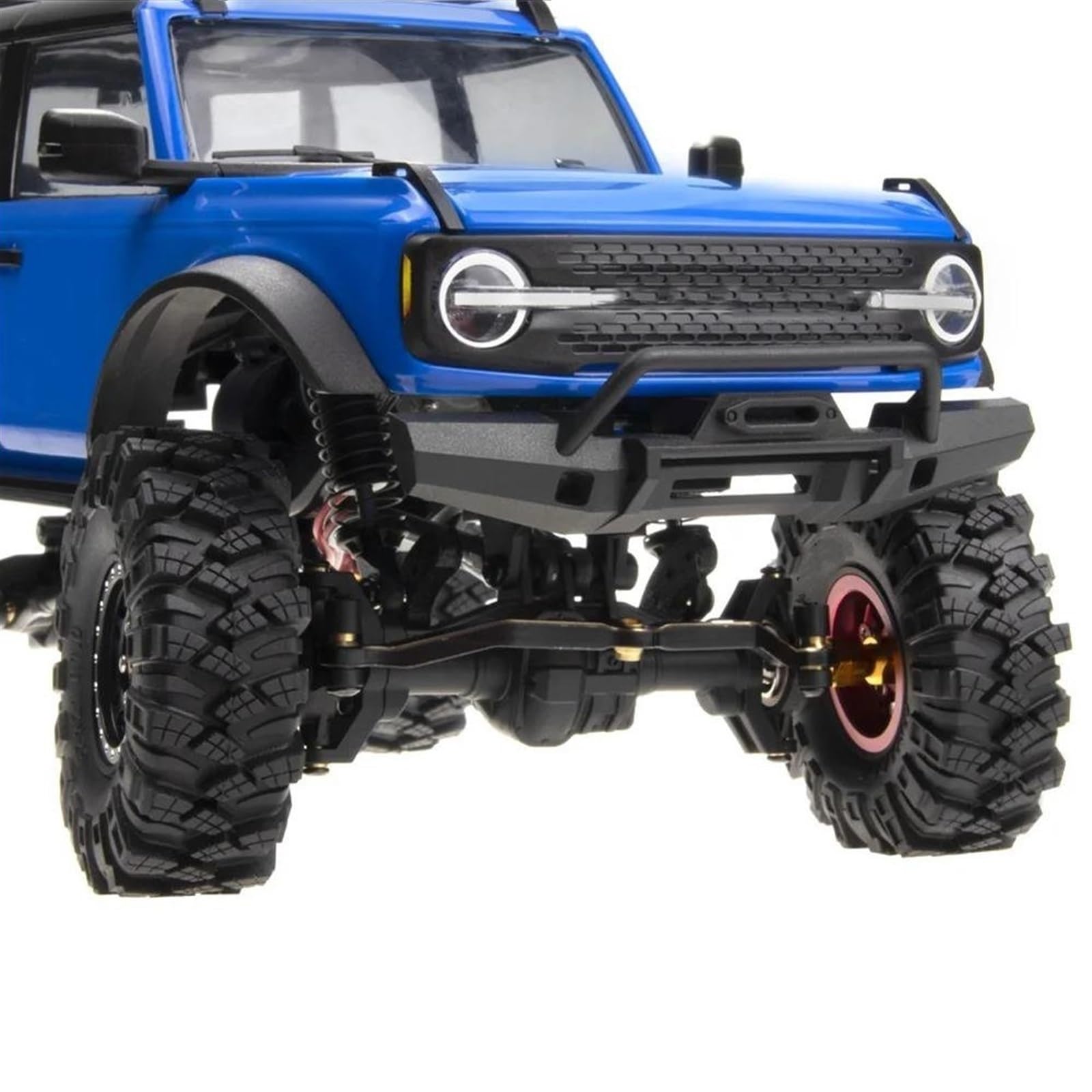 RC Pneus Jante Compatible avec SCX24 pour AX24 pour TRX4M pour FCX24 1/24 RC Voiture sur Chenilles 4 Pièces 62x21mm 1.0 Pouces Jeu De Pneus De Jante De Roue À Billes en Métal