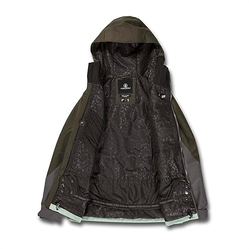 Miniatura 3 de Volcom Chaqueta con capucha para mujer, con aislamiento para snowboard, esquí, invierno