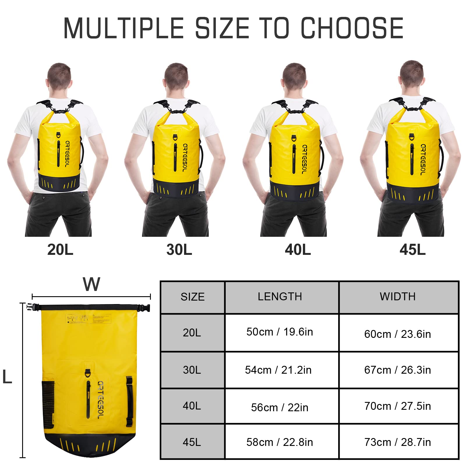 Dry Bag - 20L /30L /40L /45L