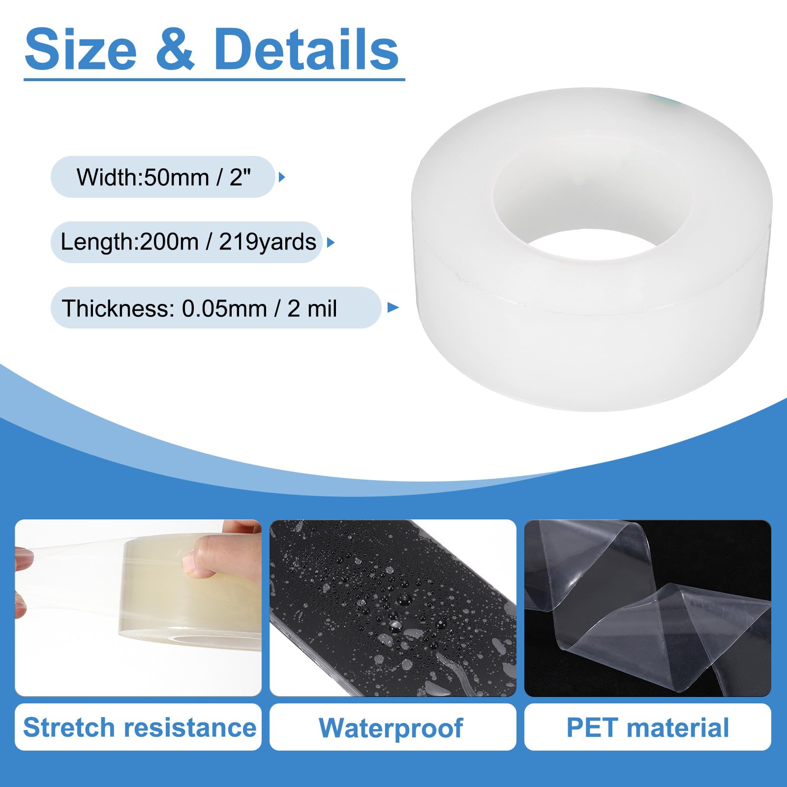 PATIKIL Removable Protective Film Tape - Image 2
