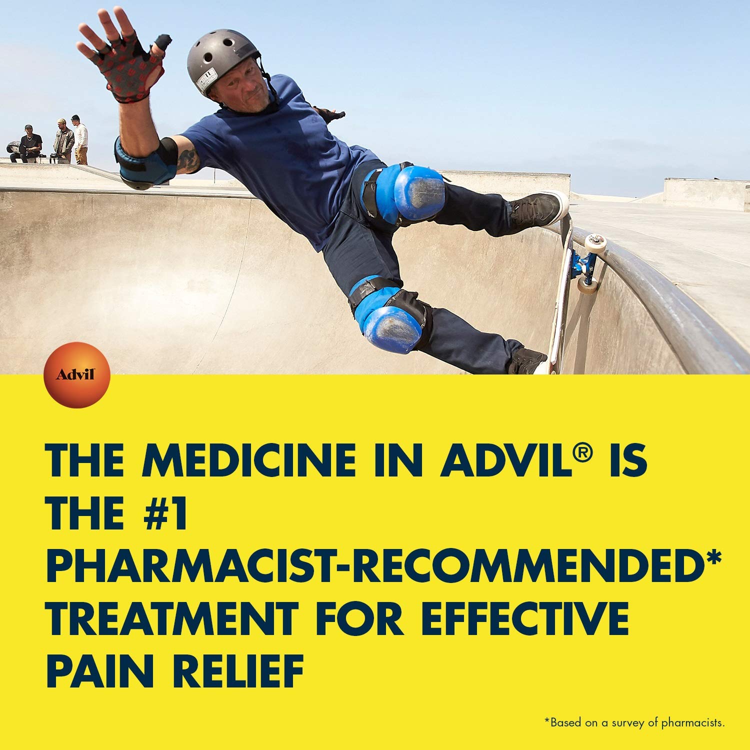 Advil Pain Reliever and Fever Reducer, Pain Relief Medicine with Ibuprofen 200mg for Headache