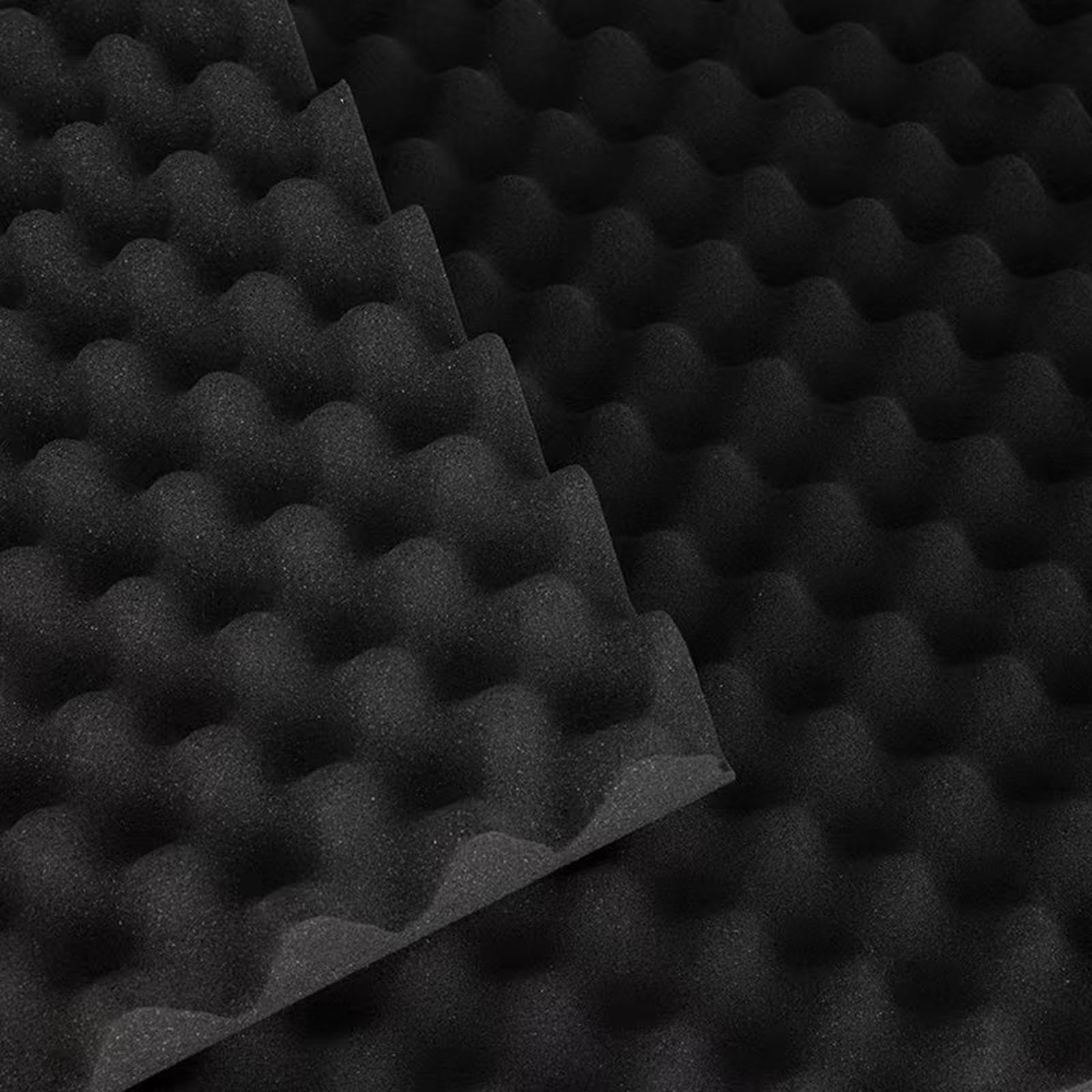 2 Pezzi Inserto per Scatola con Spugna Ondulata Fodera Spugna per Valigetta Rigida Rivestimento Antiurto per Custodia Strumenti Blocchi Spugna per Imb, 50 mm