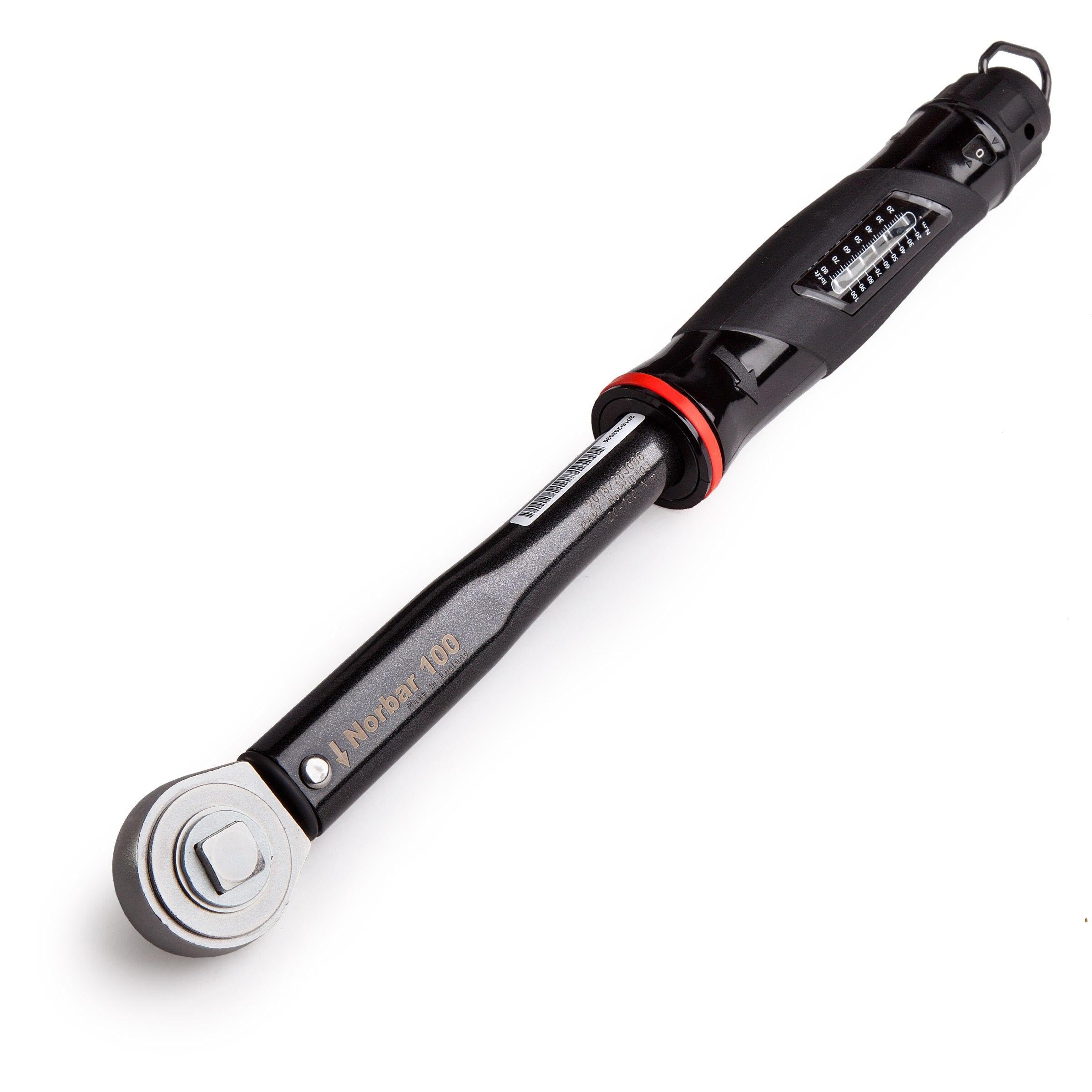 Norbar 130103 Nortorque100 Adjustable Dual Scale Ratchet Torque Wrench 1/2In Drive 20-100Nm 5060207565356
