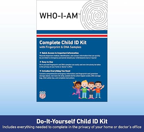 Miniatura 6 de Kits de identificación infantil con huellas dactilares y muestras de ADN (paquete de 100)