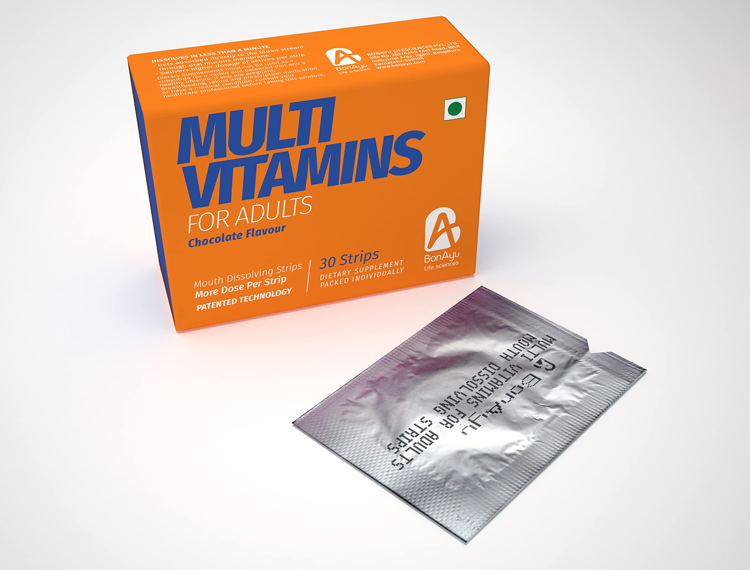 BonAyu Immunity Essential Multivitamin Dietary Supplement Fuel Of Body For Overall Wellness Support For Men & Women Mouth Dissolving Strips(30 Strips) 2