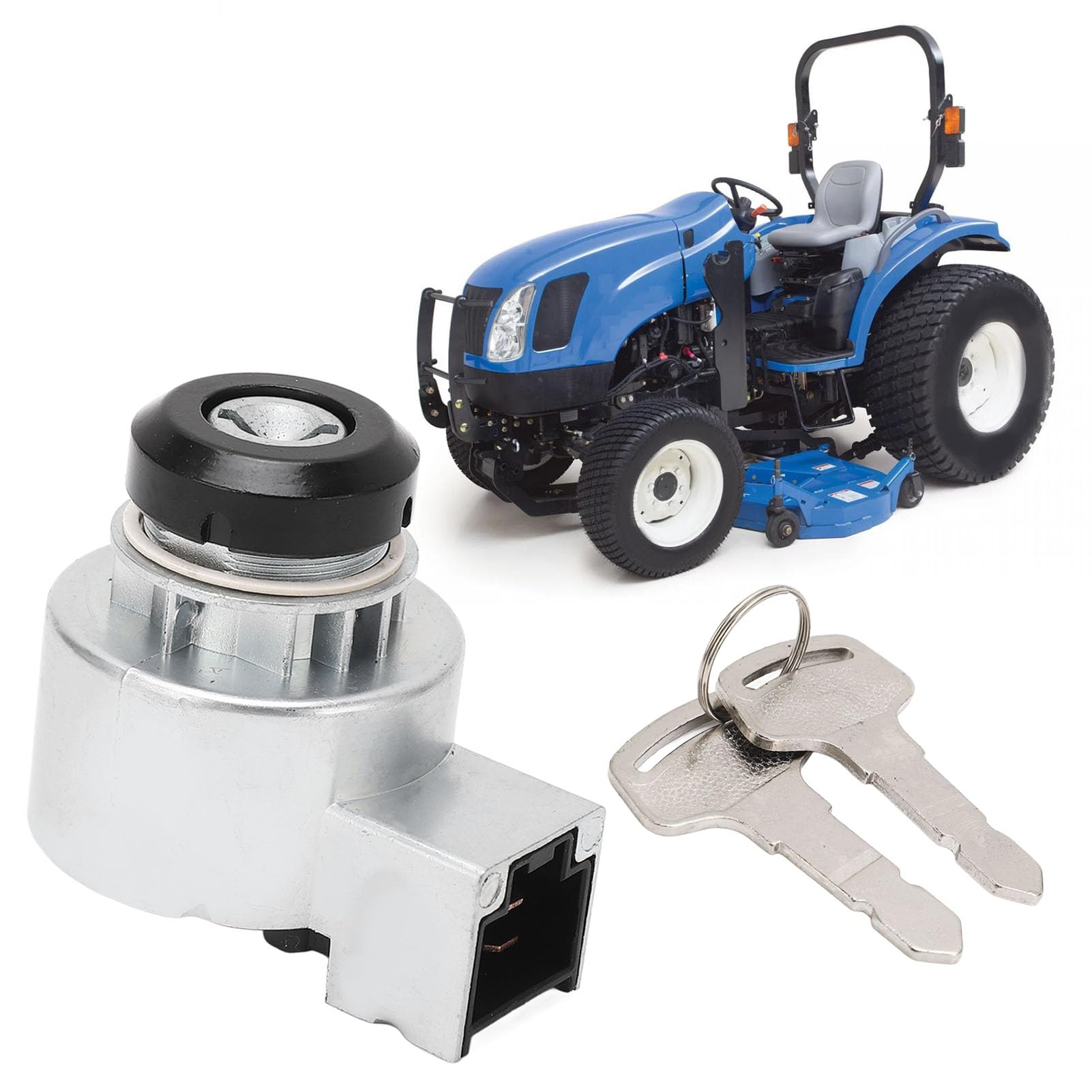 Contactschakelaar 15248-63590 met 2 Sleutels Vervanging voor New Holland Boomer T TC Tractor
