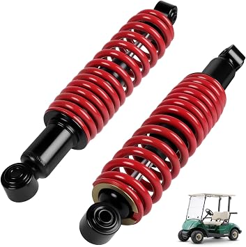 Golf Cart Heavy Duty Rear Shocks for Yamaha G29 Drive G22 G20 G19 G16 G14 | Restore Smooth Ride, Reduce Bounce & Vibration, Coil Spring Support for Passenger & Cargo, OEM JN4-F2210-00-00 JN3-F2210-00