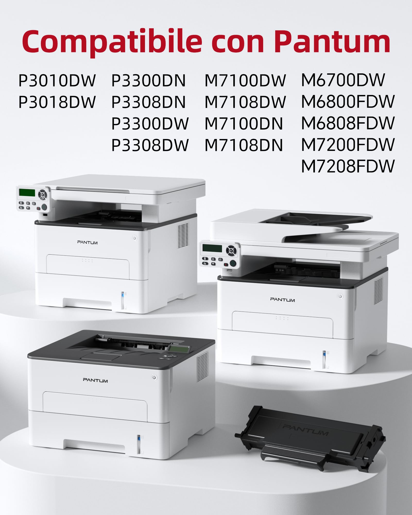 PANTUM M7108DW (include cartuccia toner originale iniziale da 1500 pagine) e TL-410 cartuccia toner originale da 1500 pagine in combinazione