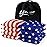 YAADUO Set of 8 Regulation Cornhole Bags Double Sided, Weather Resistant Bean Bags for Cornhole Toss Game, Corn Hole Beans Bags with Tote Bag