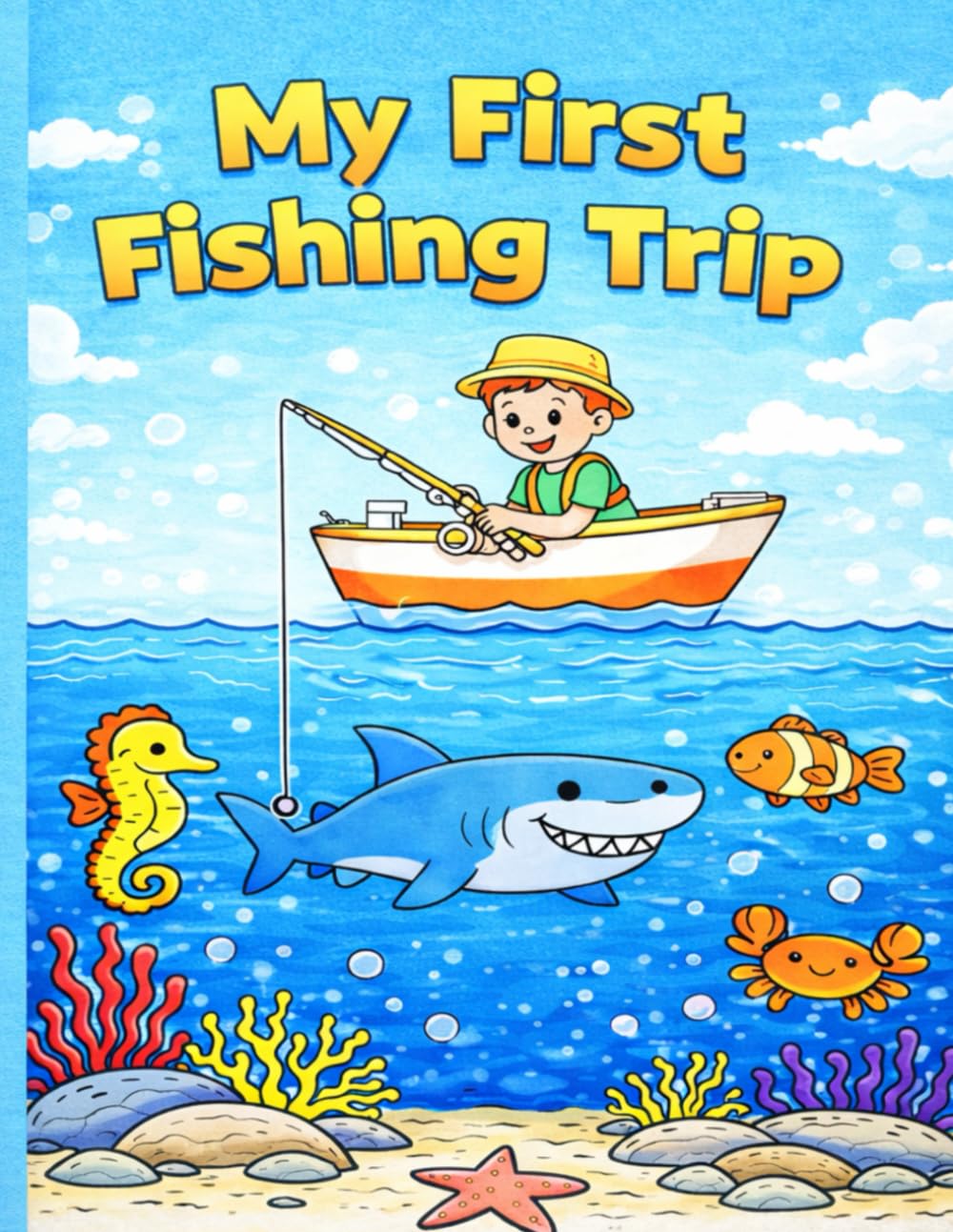 My First Fishing Trip: An Ocean Adventure Coloring Book for Kids