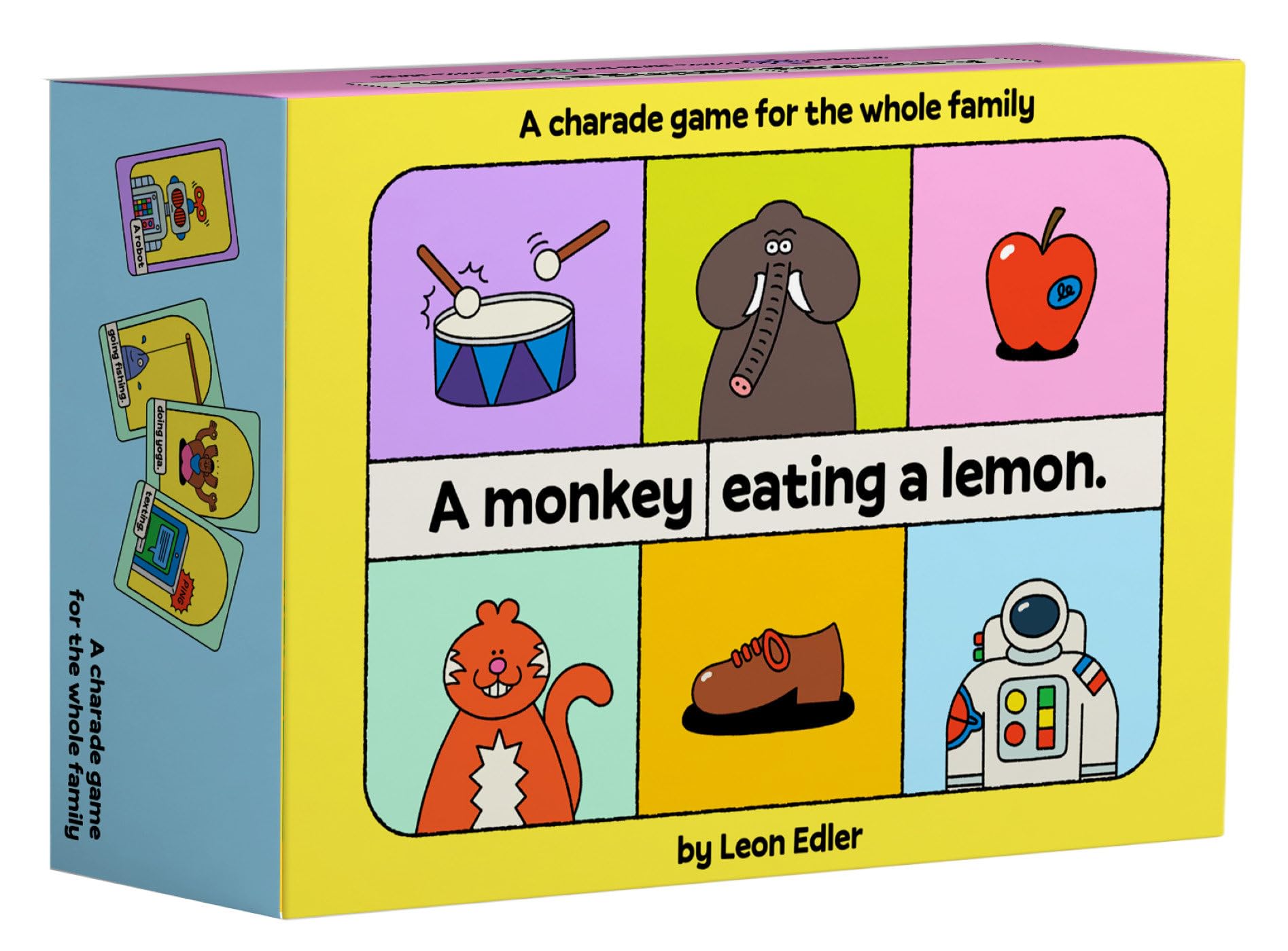 Smith Street Books A Monkey Eating a Lemon: A Funny Charade Game for the Whole Family, Multicolor
