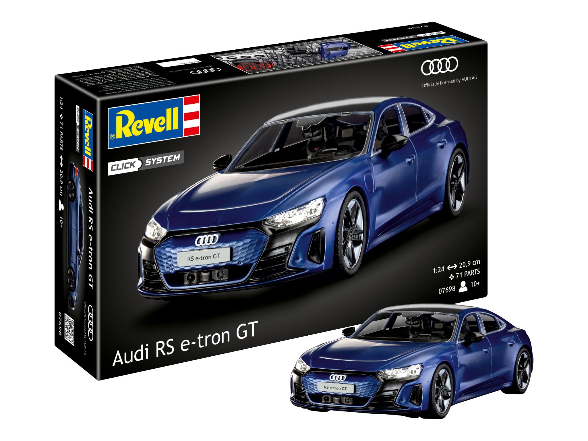 Revell 07698 - 1/24 Audi e-tron GT - Easy-Click - New