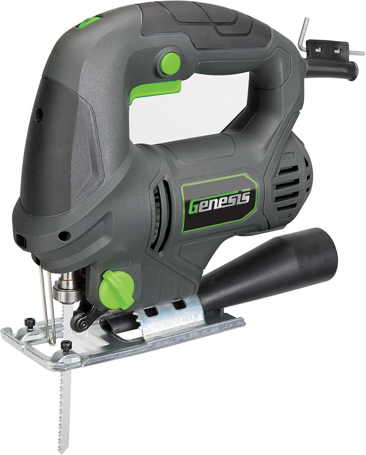 Genesis GJS500 5-Amp Variable-Speed Orbital Jigsaw with Blades
