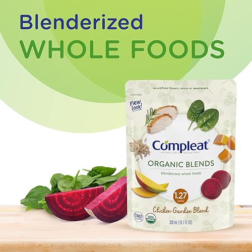 Vista 5 de Nestle Compleat Organic Blends - Suplemento oral de gallina-jardín, bolsa de 10.1 onzas, 24