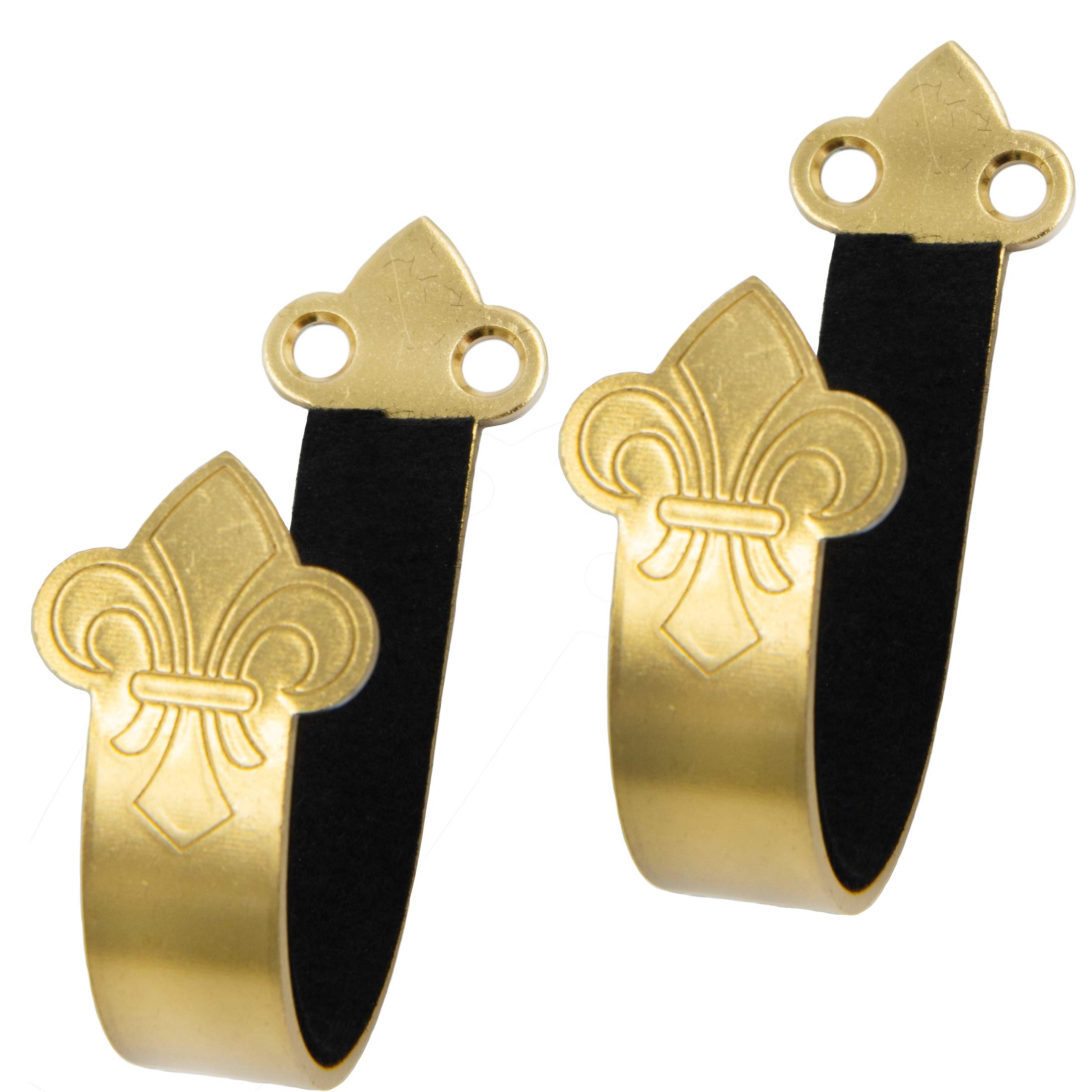 Muzzle-Loaders™ Brass Decorative Gun Hangers with Felt Strips