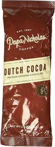 PapaNicholas Coffee Cacao caliente premium, chocolate holandés, 24caja