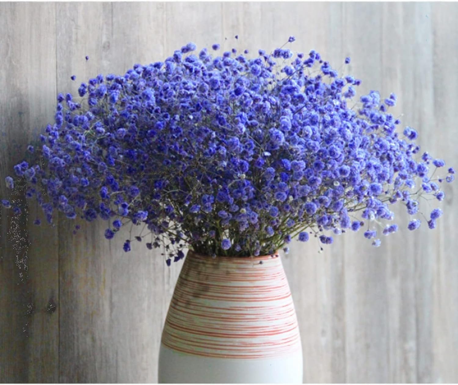 beerfingo Bouquet de fleurs séchées pour bébés (bleu encre)