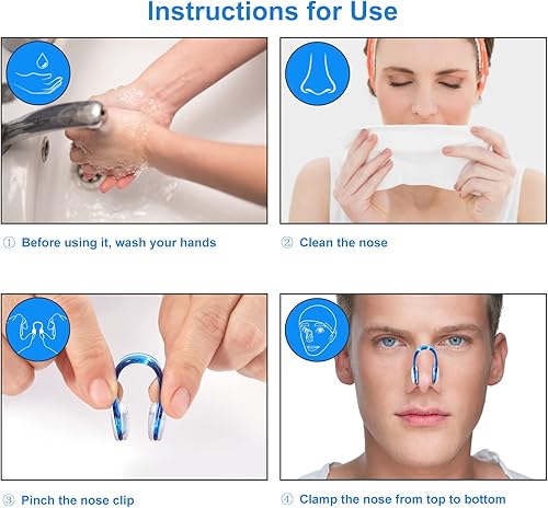 Miniatura 3 de Hurdilen Clip de nariz para natación, clip de nariz con gel de sílice impermeable para niños (mayores de 7 años) y adultos, 14 paquetes, multicolor