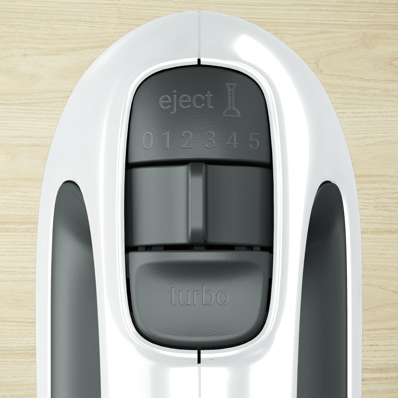 Tefal Prep'Mix + Handmixer mit Pürierstab, ideal für leichte und zähe Zubereitungen, leistungsstarker 500-W-Motor, 5 Geschwindigkeiten, Turbo-Funktion, Pürierstab-Aufsatz, weiß/grau, HT462138