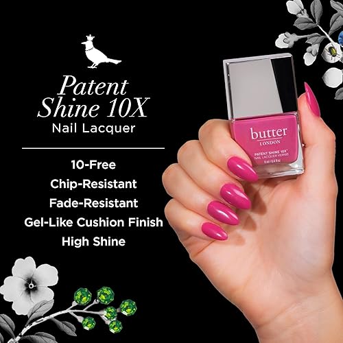 Miniatura 31 de butter LONDON Patent Shine 10X Esmalte de uñas – Acabado similar al gel y resistente a las astillas, ayuda a proteger y fortalecer las uñas, vegano