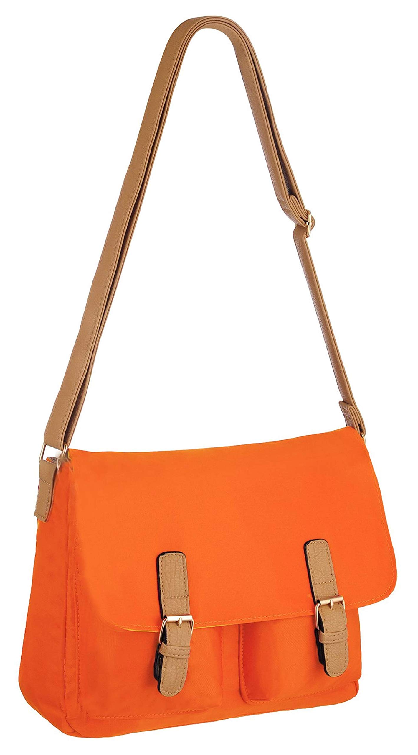 Eyecatchbags Women's Orange Eyecatch - London Shoulder Bag Handbag Satchel