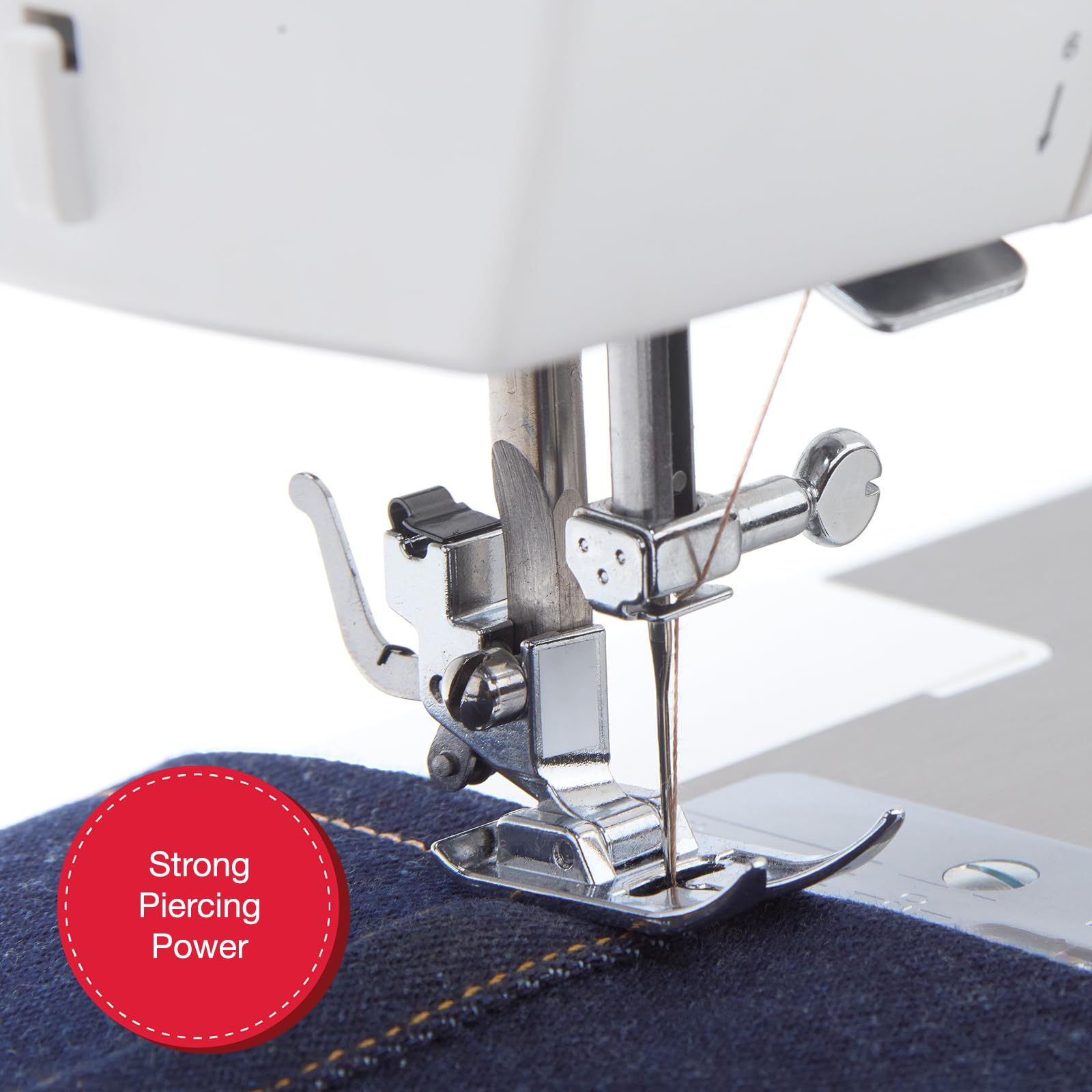 Singer Prisma Heavy Duty 4411 Macchina da Cucire, 11 Punti, Alta Velocità, Telaio in Metallo, Perfetta per Jeans e Tessuti Spessi