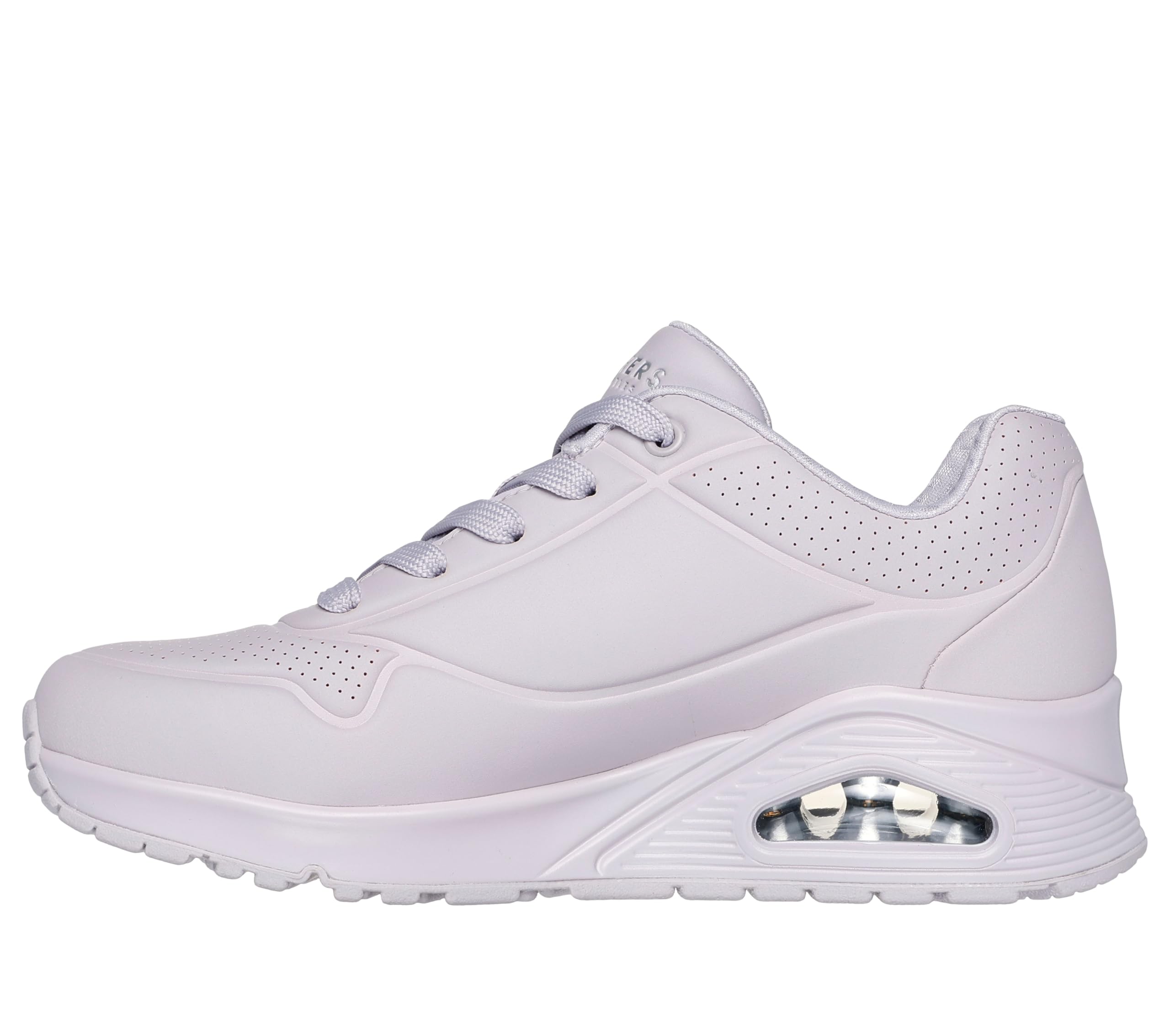 Skechers Women's Uno Stand On Air Trainers, Lavender Durabuck/ Mesh, 6 UK