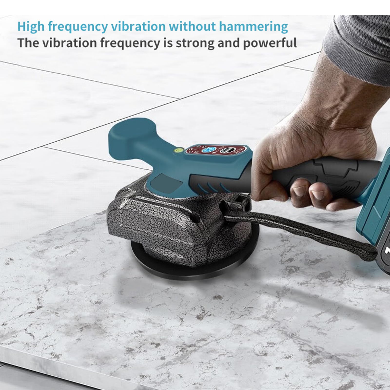 Makita 18V Fliesenleger Maschine Elektrische Fliesen Vibrator 4,7x4,7 einstellbar 100kg Aufnahmekapazität 39 Zoll (ohne Batterie)