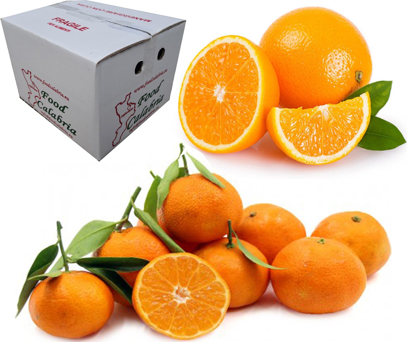 Agrumi BoxMix Kg.9 di Agrumi: di cui CLEMENTINE e ARANCE di Corigliano-Rossano Calabria - Agrumi Mandarini Mandarancio Naveline Navel