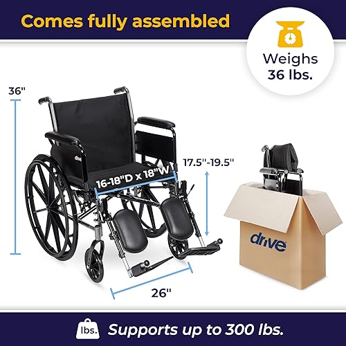 Miniatura 4 de Silla de ruedas de peso ligero con varios estilos de brazo trasero y opciones de aparejos delanteros negro K318DFA-ELR brazos que se voltean hacia