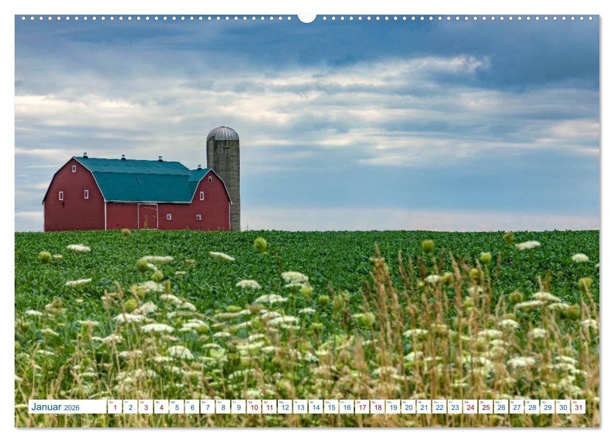 Ontario Kanada, Lake Huron und Georgian Bay (hochwertiger Premium Wandkalender 2026 DIN A2 quer), Kunstdruck in Hochglanz: Farbenprächtige ... und Georgian Bay verzaubern Kanada Fans.