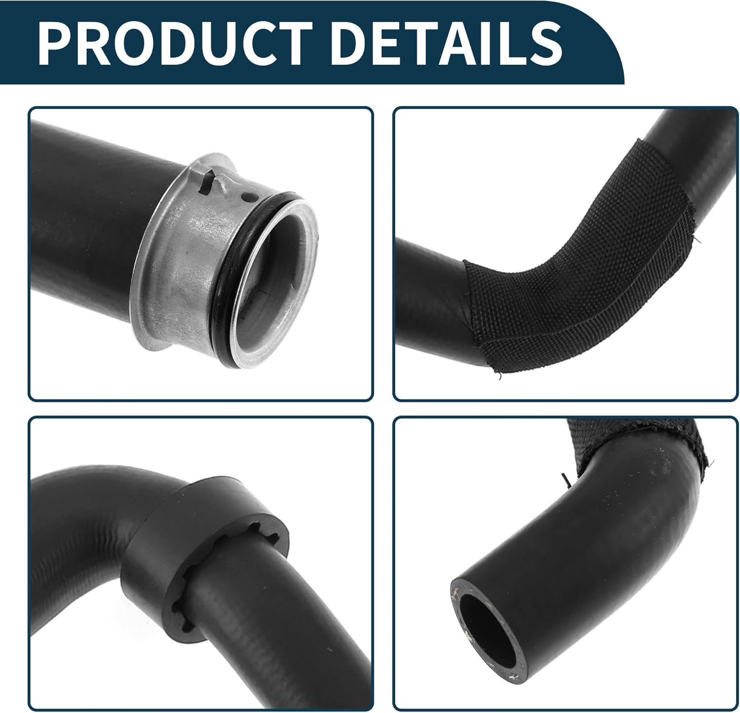 Upper Radiator Hose for Mercedes-Benz GL320 ML320 2007-2009, for Mercedes-Benz GL350 ML350 2010-2012 3.0L V6 No.A1645011082 Coolant Pipe