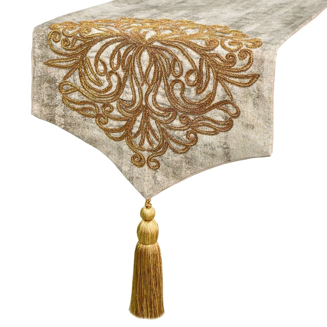 Amazon.com: The HomeCentric Decorative Gold Table Runner 8-10